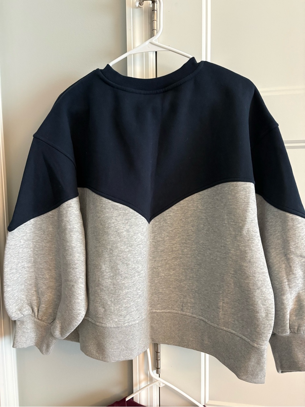 SSYS the Label Navy and Heather Gray Sweatshirt - Picture 2 of 4